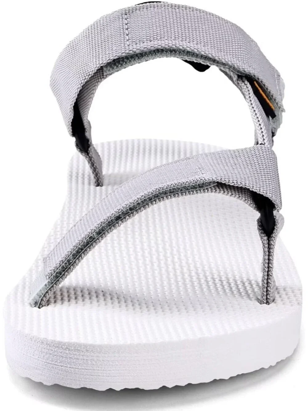 Women's Grey Hiking Sandals with-Arch-Support Webbing-Outdoor Beach Water